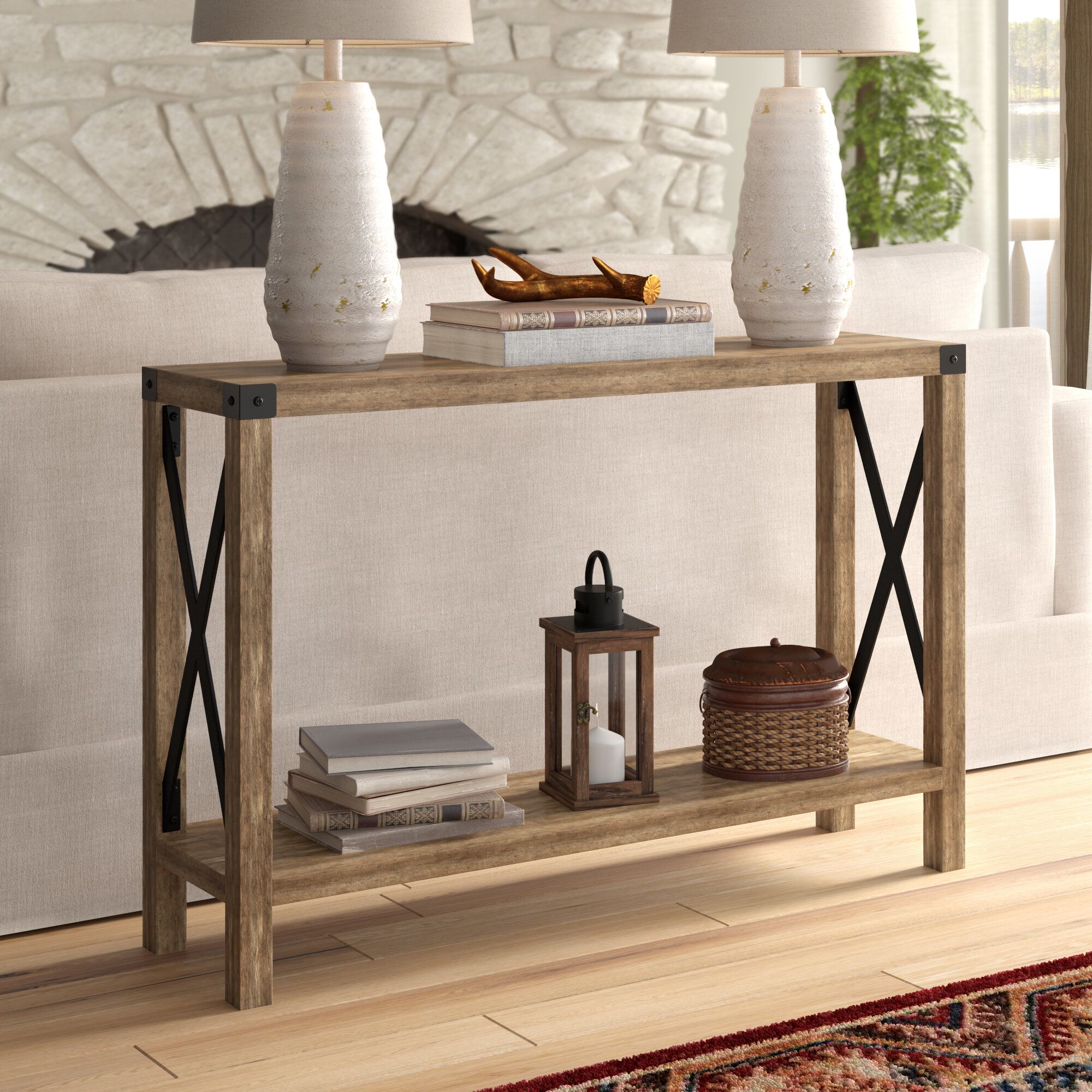 [big Sale] Console Tables With Storage You'll Love In 2021 | Wayfair Regarding 3 Piece Shelf Console Tables (View 15 of 20)