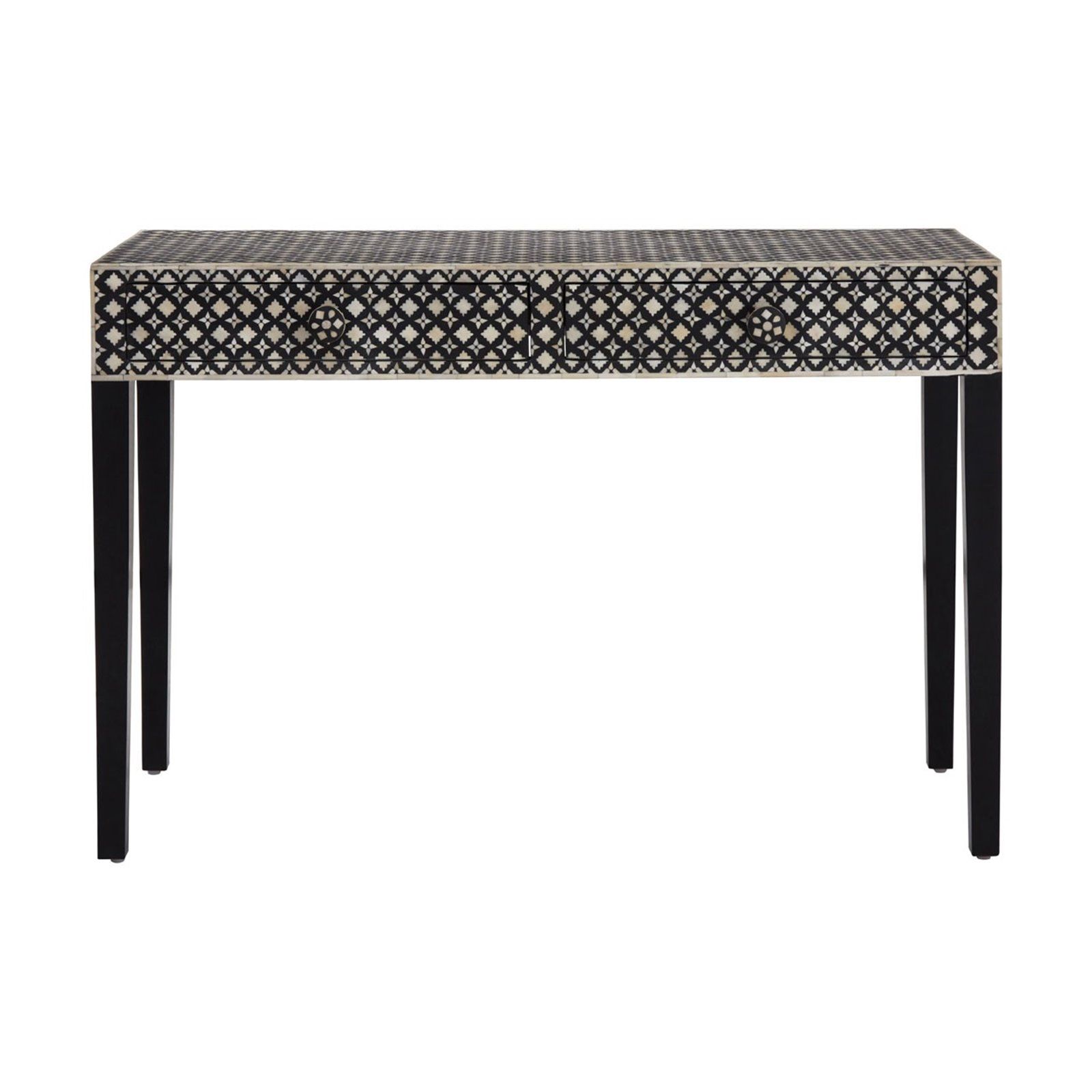 Black Mother Of Pearl Console Table With Caviar Black Console Tables (View 19 of 20)