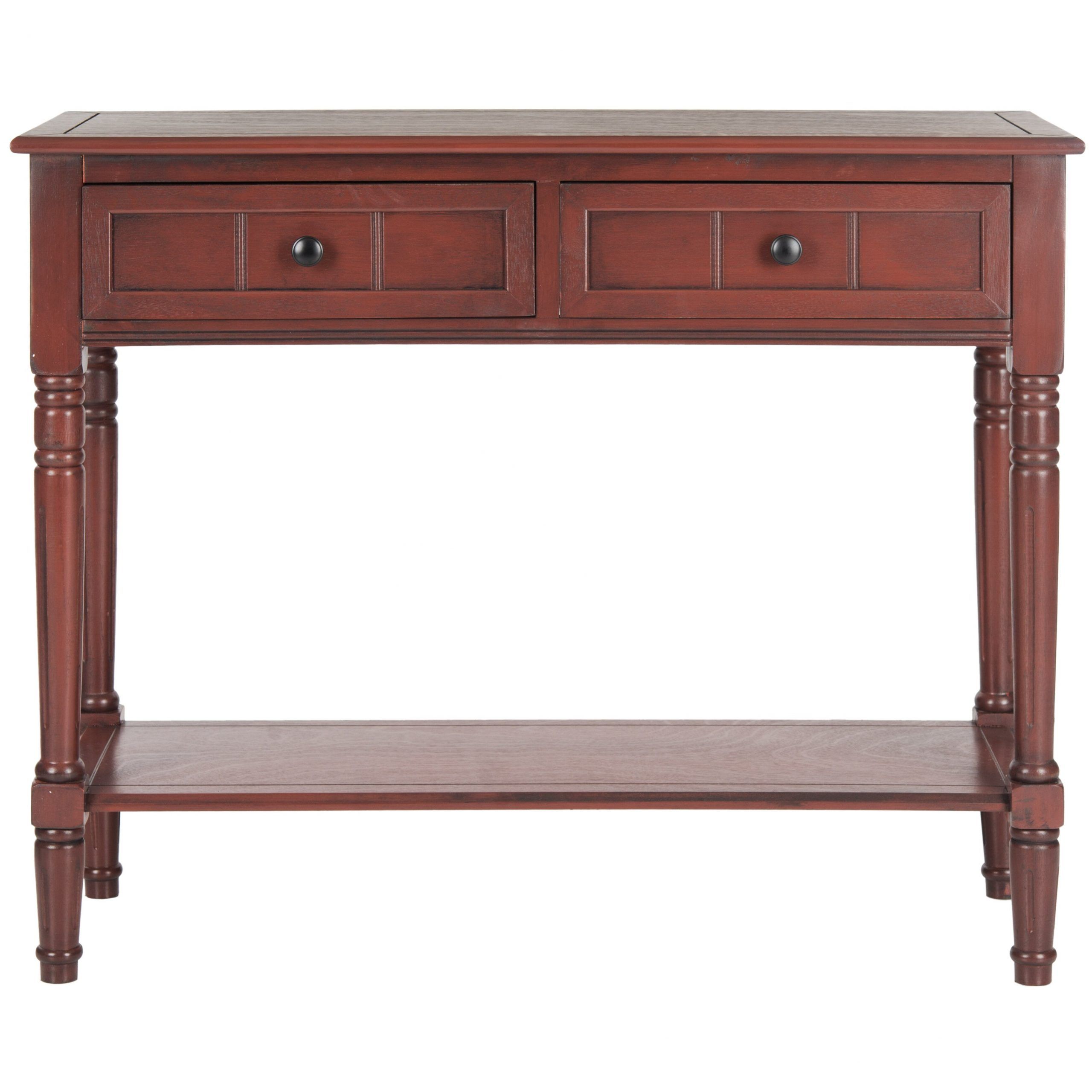 Breakwater Bay Clayton 2 Drawer Console Table & Reviews | Wayfair In 2 Drawer Console Tables (View 2 of 20)