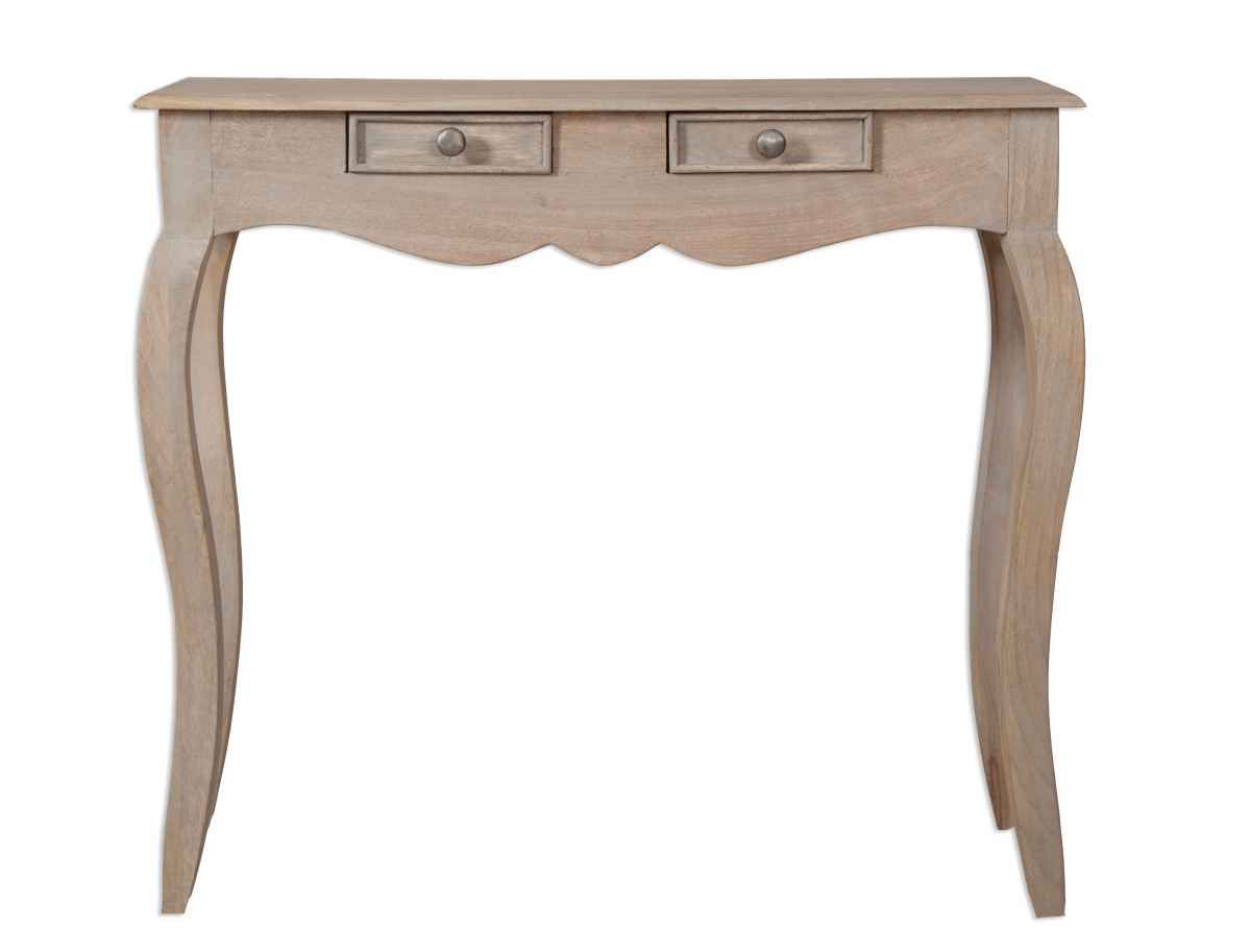 Brittany French Grey Wash 2 Drawer Console Table – House Goods 4u With Gray Wash Console Tables (View 16 of 20)