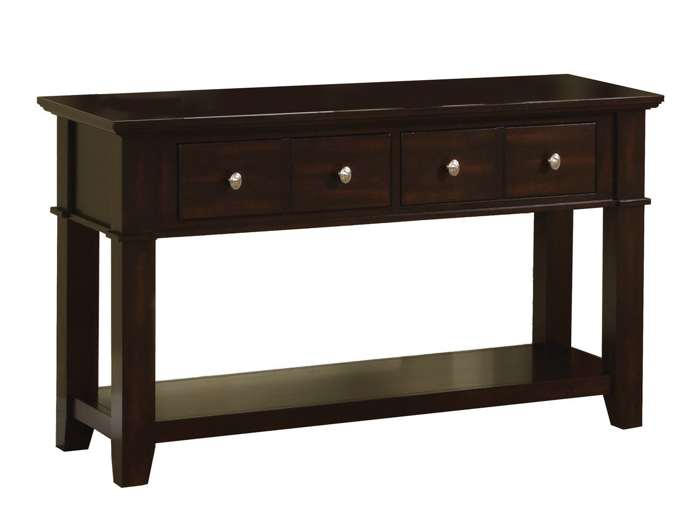 Brown Wood Console Table – Steal A Sofa Furniture Outlet Los Angeles Ca Regarding Espresso Wood Storage Console Tables (View 15 of 20)