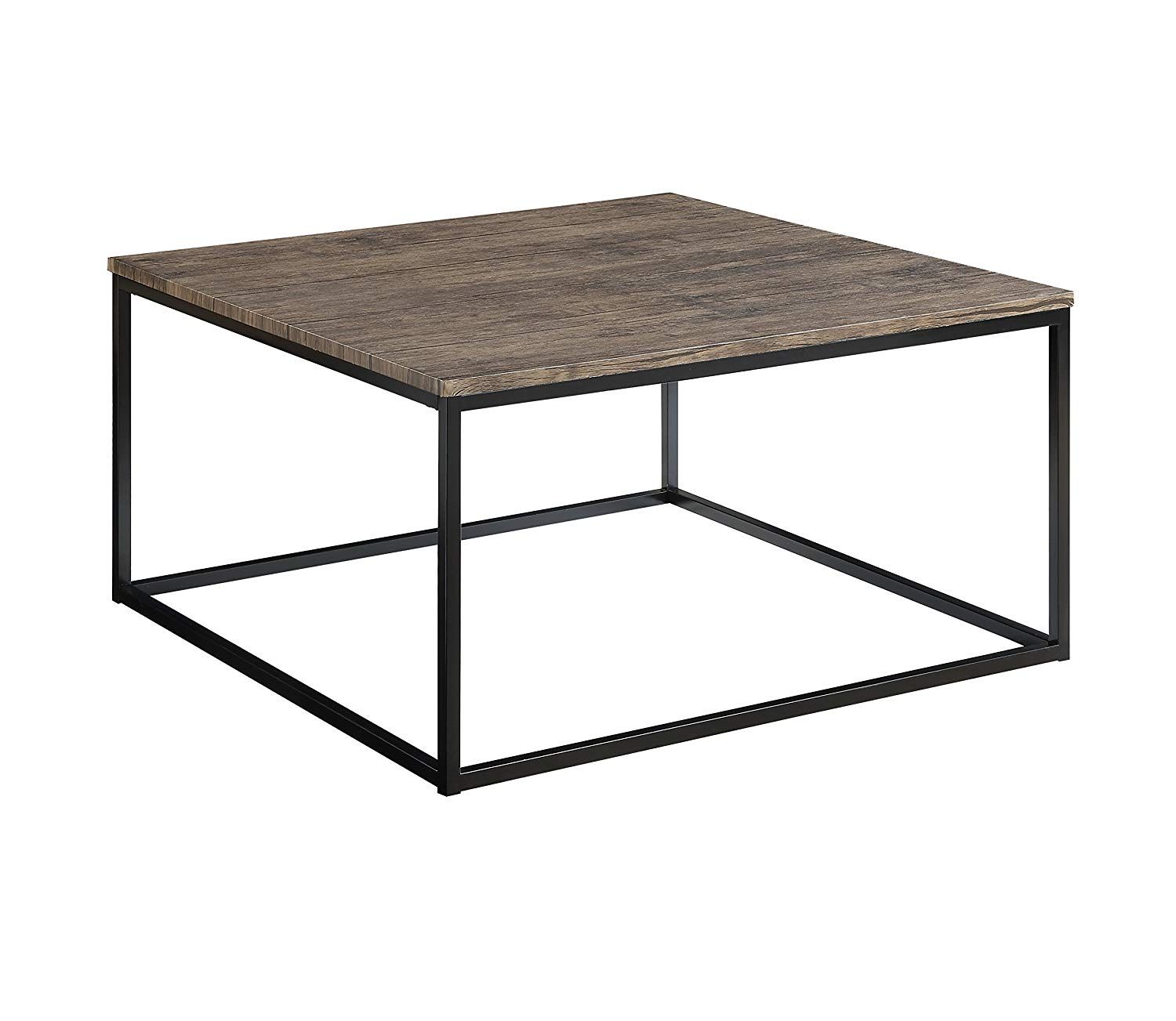 Buy Abington Lane Contemporary Square Coffee Table – Modern Cocktail Inside Square Console Tables (View 13 of 20)