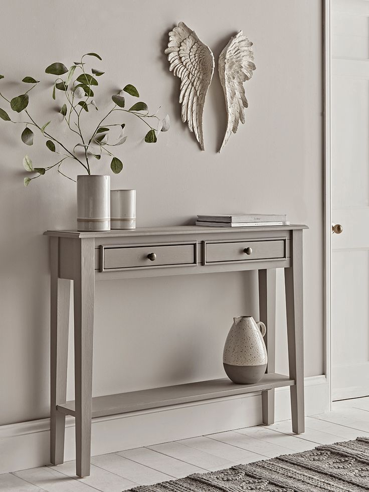 Camille Console Table – Grey | Gray Console Table, Console Table Intended For Gray Wood Veneer Console Tables (View 3 of 20)