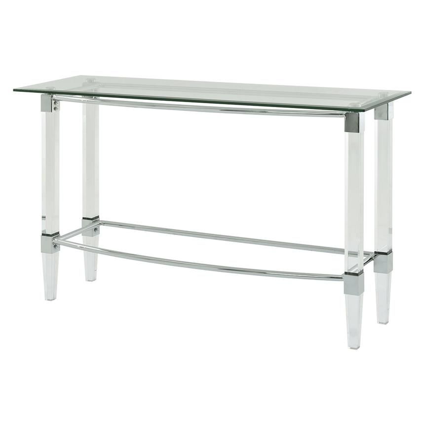 Caroline Console Table | El Dorado Furniture Regarding Silver And Acrylic Console Tables (View 9 of 20)