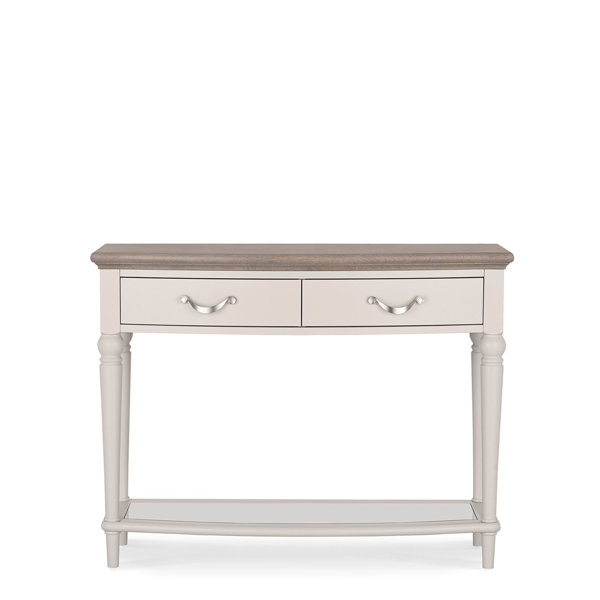 Chateau – Grey Washed Oak Console Table – Fishpools In Gray Wash Console Tables (View 20 of 20)