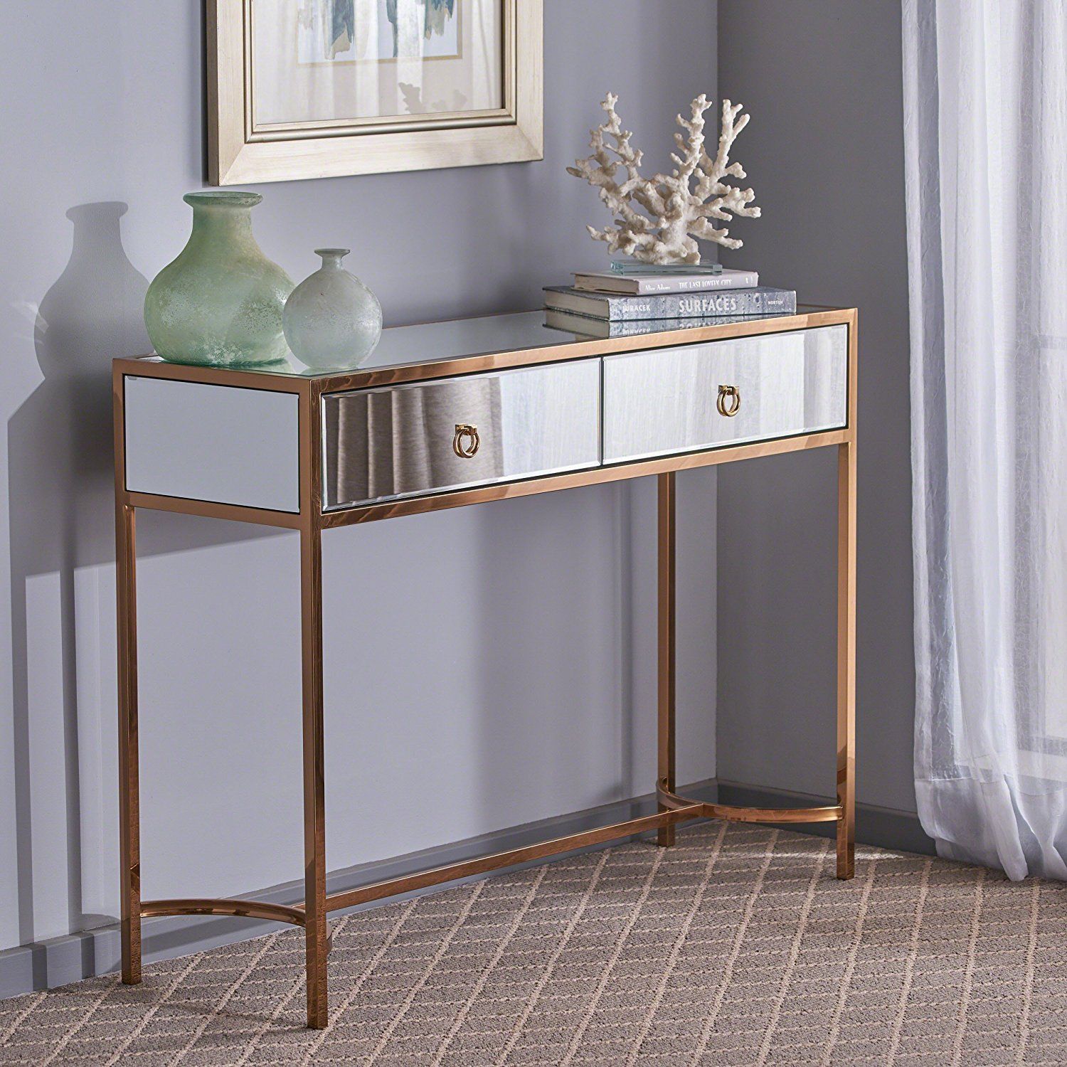 Cheap Gold Mirrored Console, Find Gold Mirrored Console Deals On Line Intended For Mirrored Modern Console Tables (View 1 of 20)