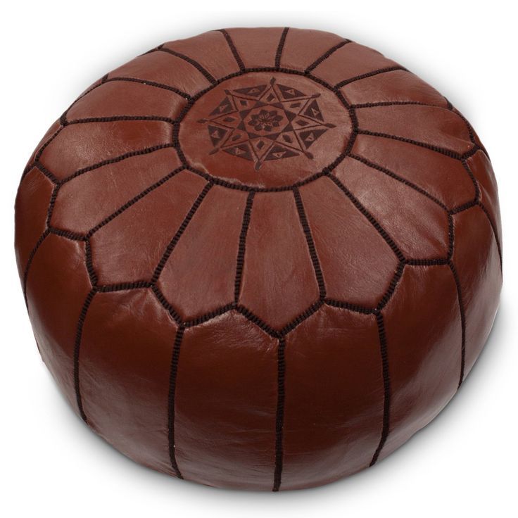 Chocolate Moroccan Ottoman | Find It At The Foundary | Moroccan Intended For Brown Moroccan Inspired Pouf Ottomans (Gallery 19 of 20)