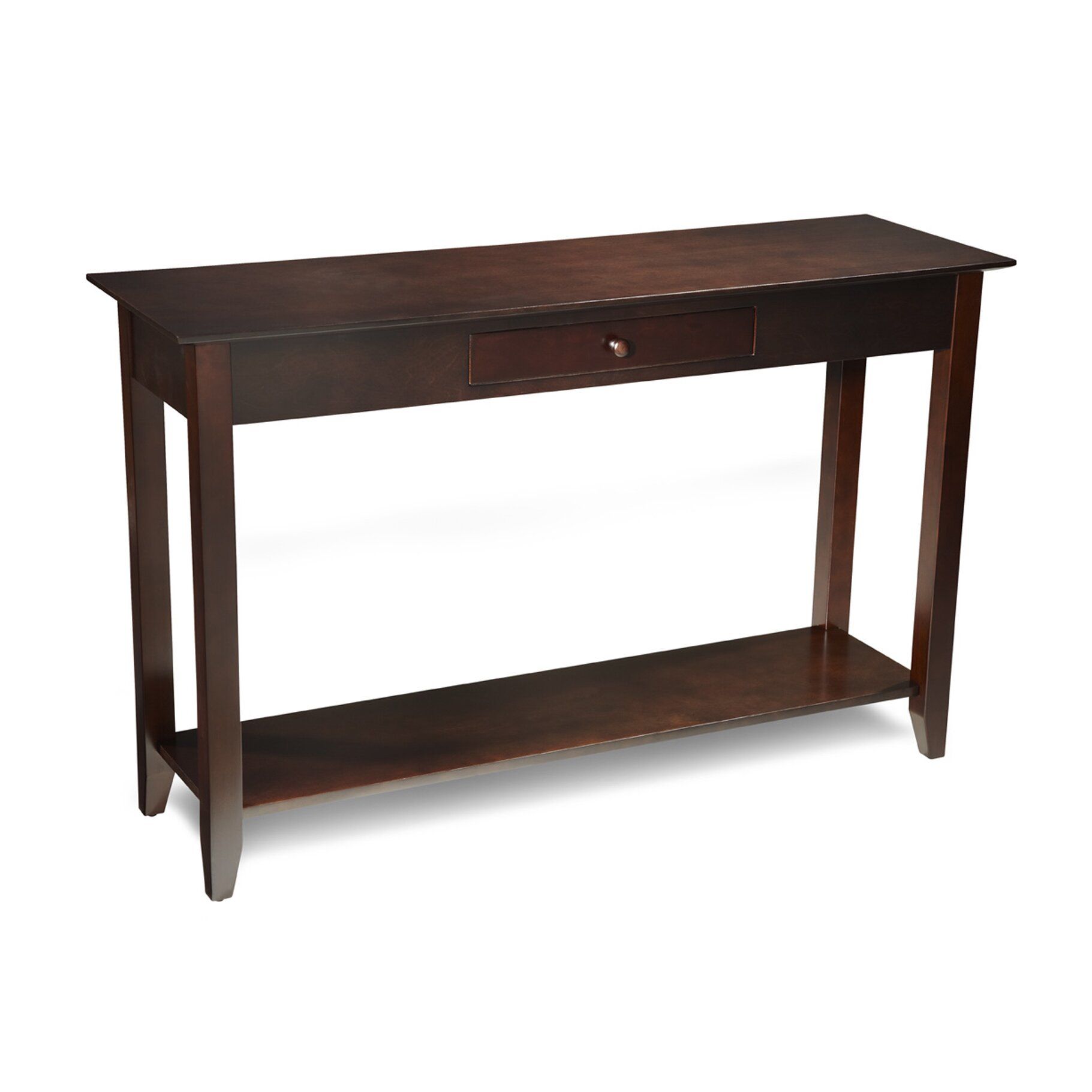 Convenience Concepts American Heritage Console Table & Reviews | Wayfair Inside Square Console Tables (View 17 of 20)