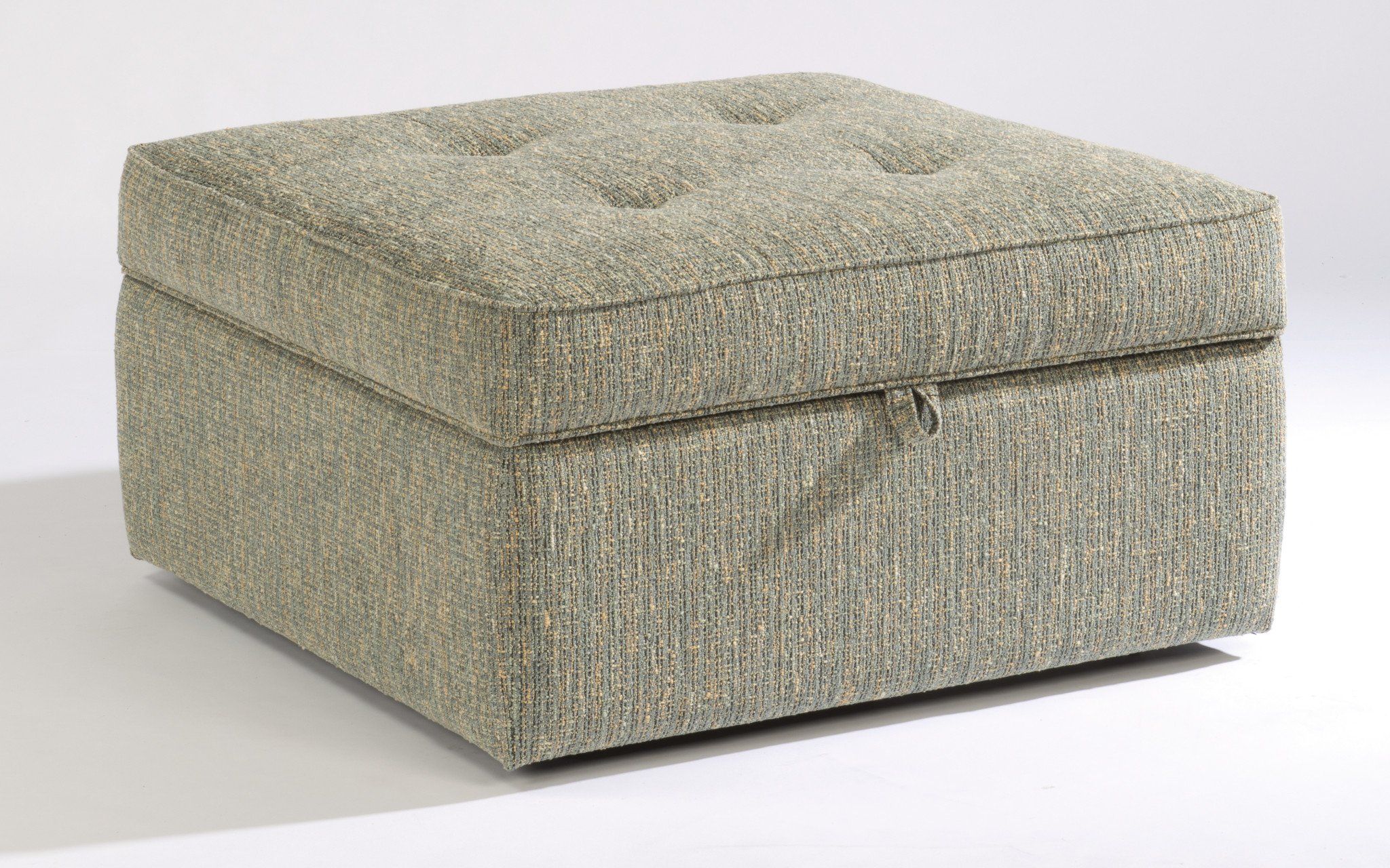 Daphne Fabric Square Storage Ottoman – Adirondack Furniture With Regard To Fabric Oversized Pouf Ottomans (View 15 of 20)