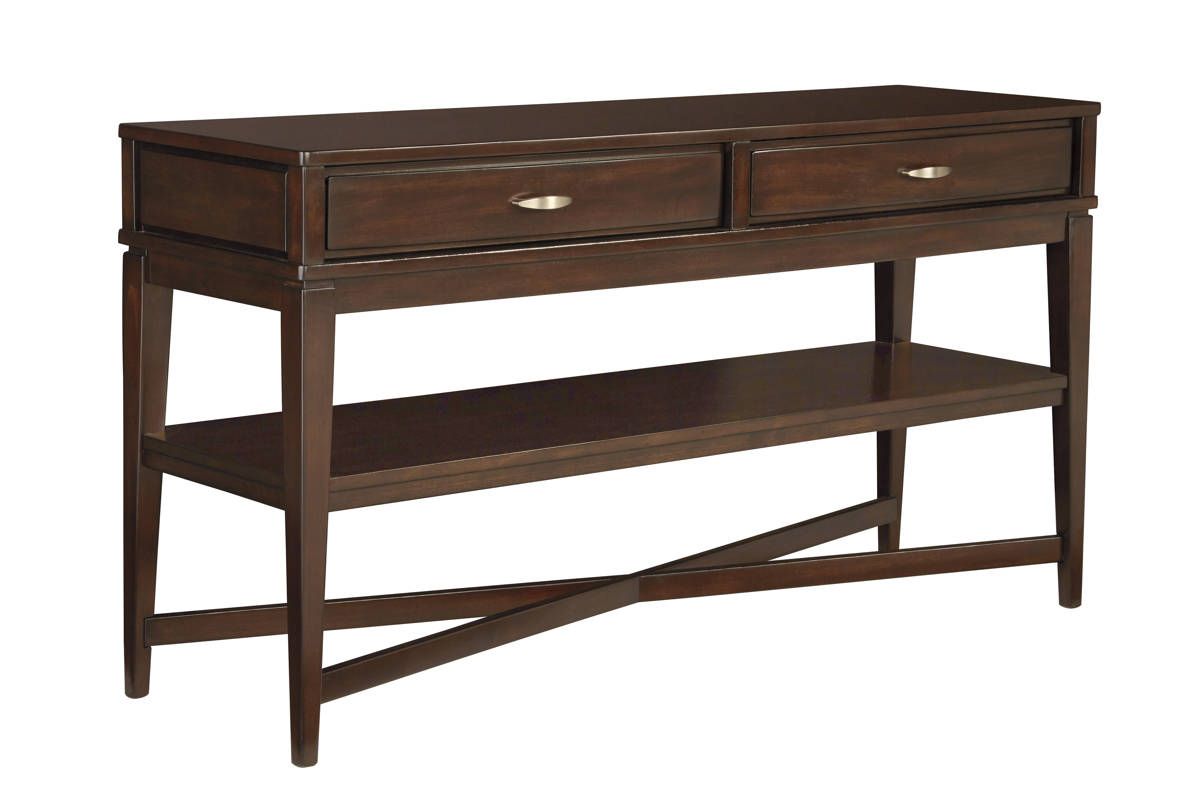 Dinelli Contemporary Dark Brown Wood Sofa Table | The Classy Home In Dark Brown Console Tables (View 7 of 20)