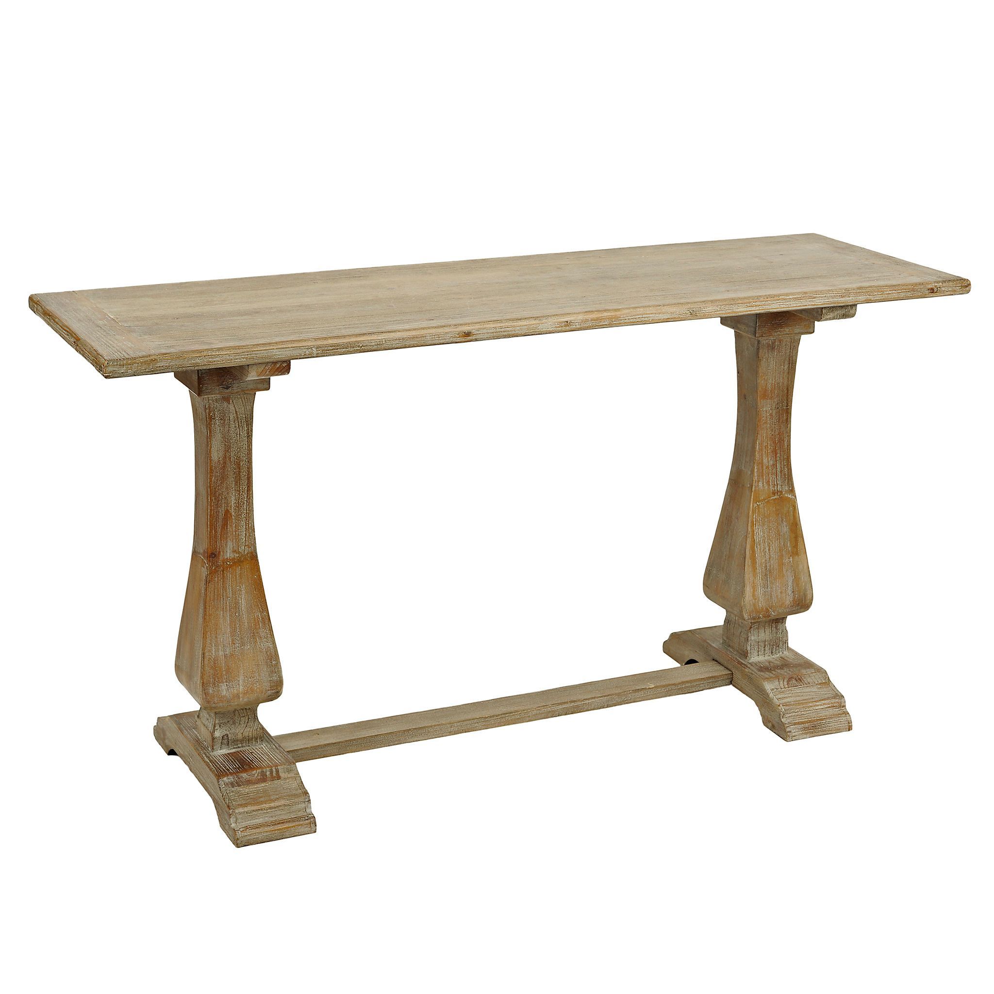 Distressed Natural Wooden Console Table | Wooden Console Table, Wooden With Regard To Natural Wood Console Tables (View 12 of 20)
