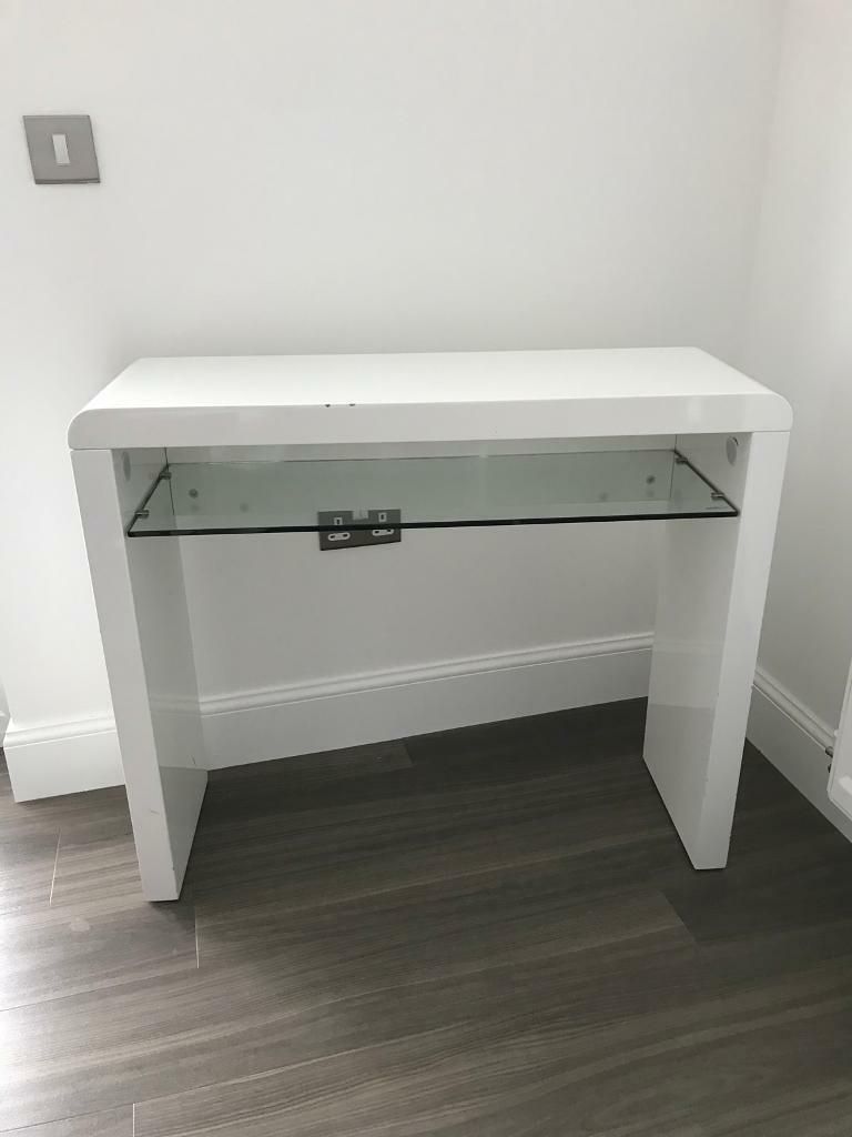 Dwell High Gloss Console Table | In Ayr, South Ayrshire | Gumtree For Square High Gloss Console Tables (View 12 of 20)