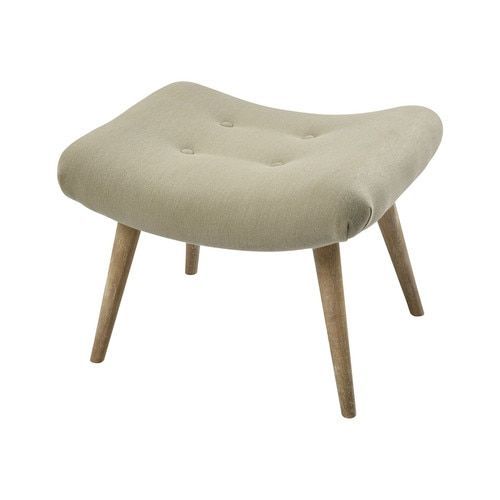 Enterprise Ottoman – 1204 006 | Tuffed Ottoman, Linen Ottoman Within Natural Solid Cylinder Pouf Ottomans (View 6 of 20)