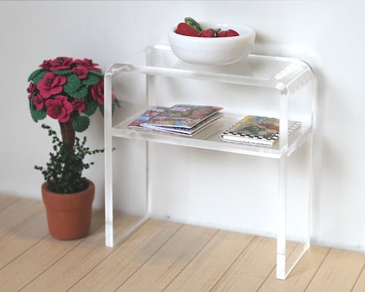 Factory Price Modern 15mm Clear Acrylic Console Table For Home Inside Clear Acrylic Console Tables (View 8 of 20)