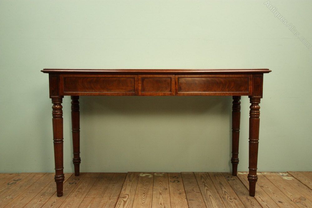 Georgian Antique Mahogany Console Table (View 17 of 20)