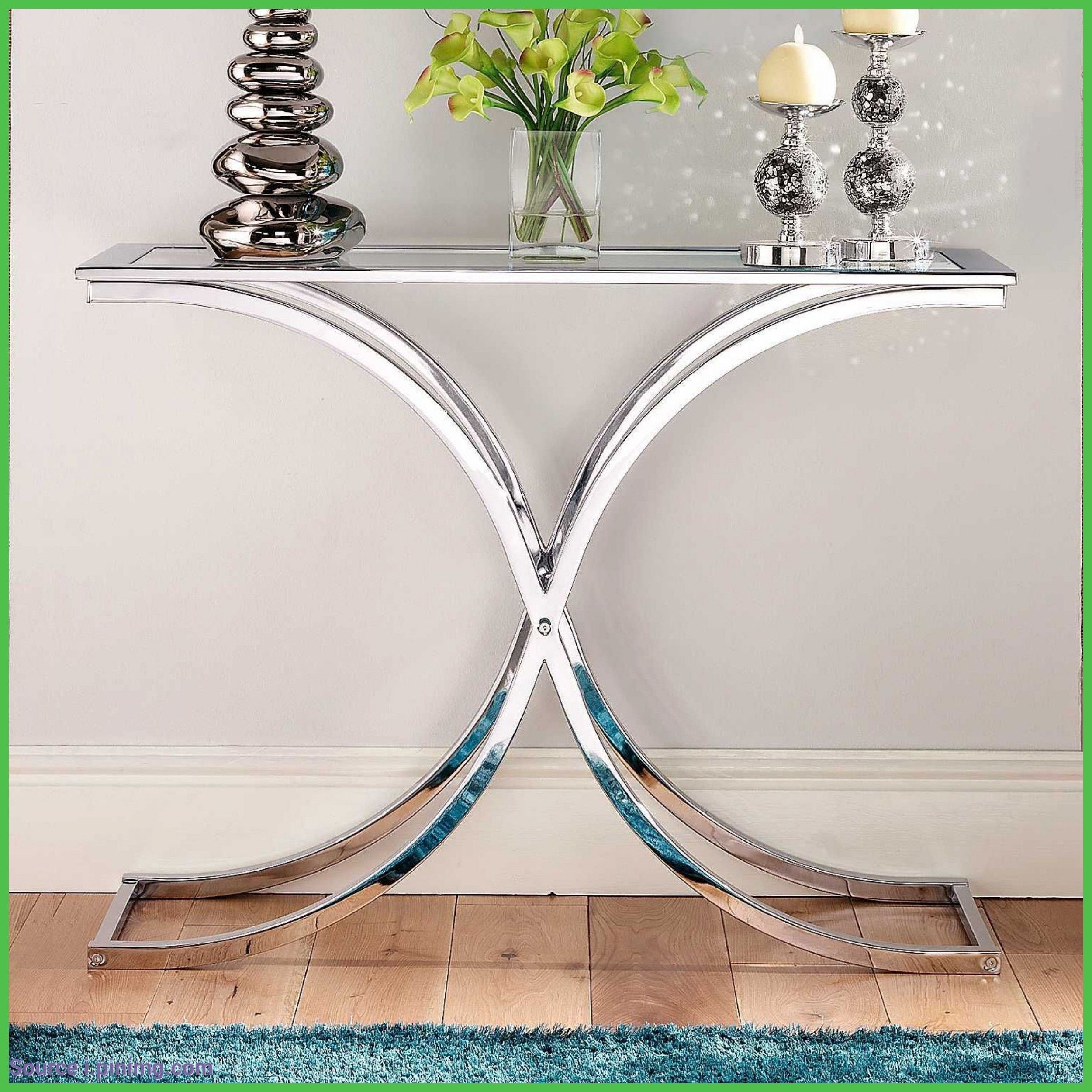 Glass And Chrome Table – Round Glass Dining Table With Chrome Base And In Polished Chrome Round Console Tables (View 14 of 20)
