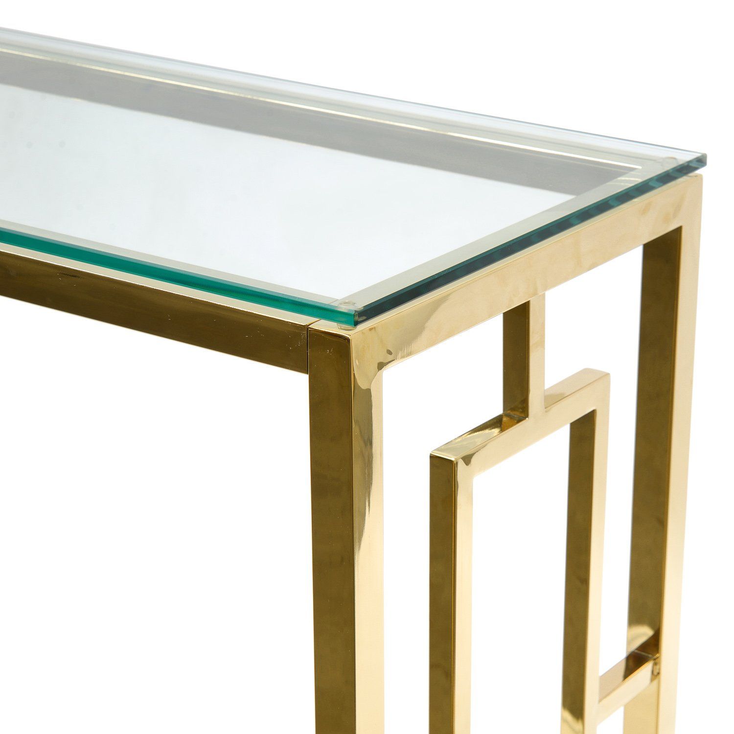Glass Console Table – Gold | The Interior Designer Within Geometric Glass Top Gold Console Tables (View 15 of 20)