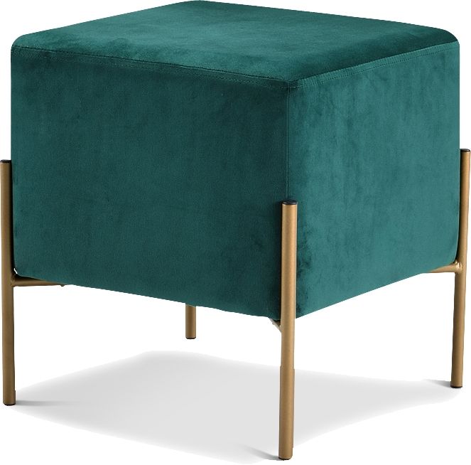 Green Long Fringed Round Velvet Ottoman Footstool Within Textured Green Round Pouf Ottomans (View 11 of 20)