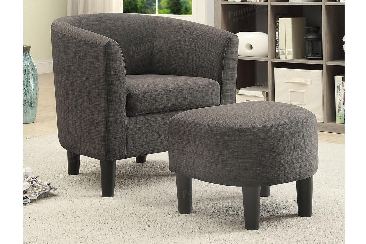 Grey Fabric Accent Chair – Steal A Sofa Furniture Outlet Los Angeles Ca In Gray Chenille Fabric Accent Stools (View 9 of 20)