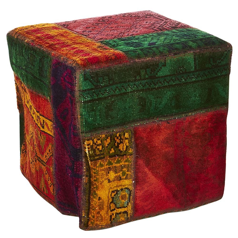 Hand Knotted Persian Ottoman  28 Ok – Accessories, Ottomans Inside Traditional Hand Woven Pouf Ottomans (View 20 of 20)