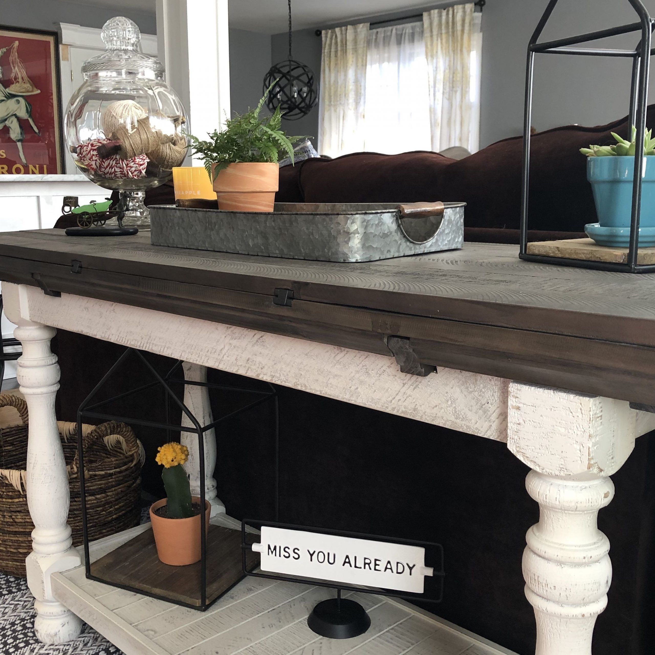 Havalance Sofa/console Table | Ashley Furniture Homestore In 2021 With Regard To Modern Farmhouse Console Tables (View 4 of 20)