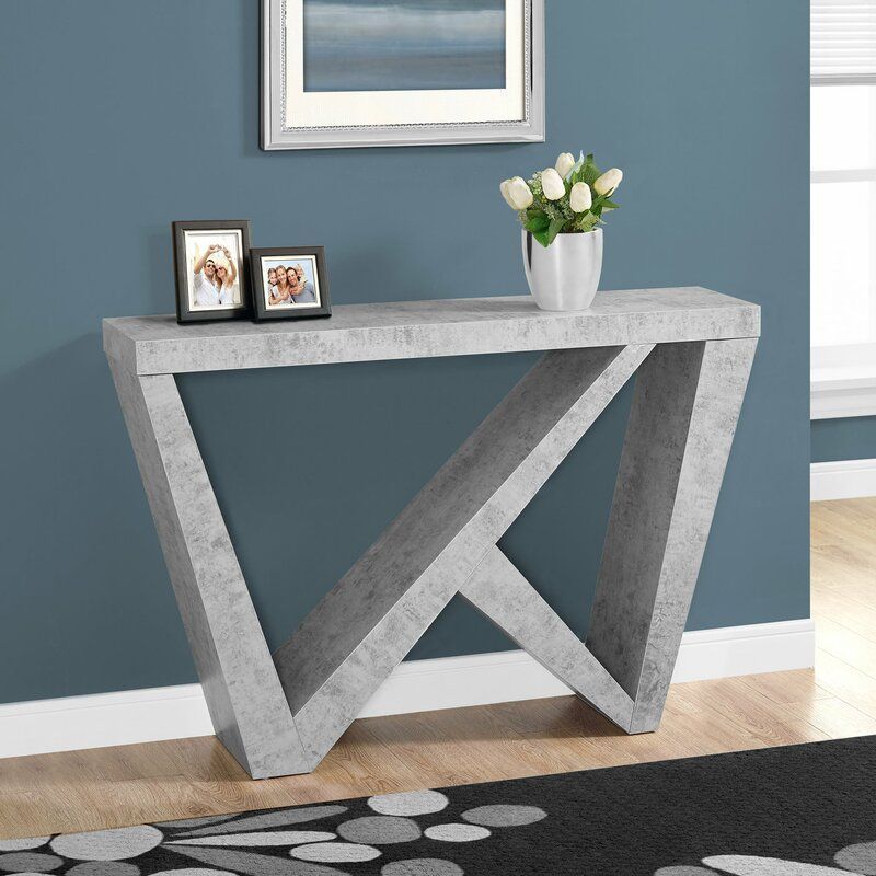 Huddleston Console Table & Reviews | Allmodern | Modern Furniture Throughout Modern Concrete Console Tables (Gallery 19 of 20)