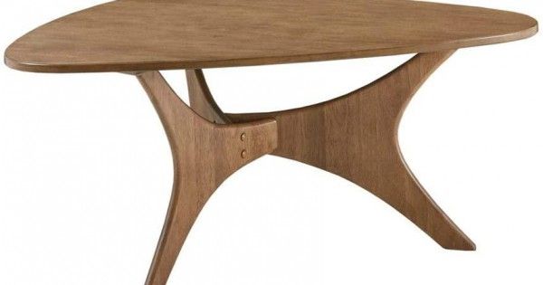 Ink+ivy Blaze Triangle Wood Coffee Table With Light Brown For Pecan Brown Triangular Console Tables (View 1 of 20)