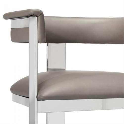 Interlude Darcy Counter Stool – Grey/ Nickel 148105 With Gray Nickel Stools (View 20 of 20)