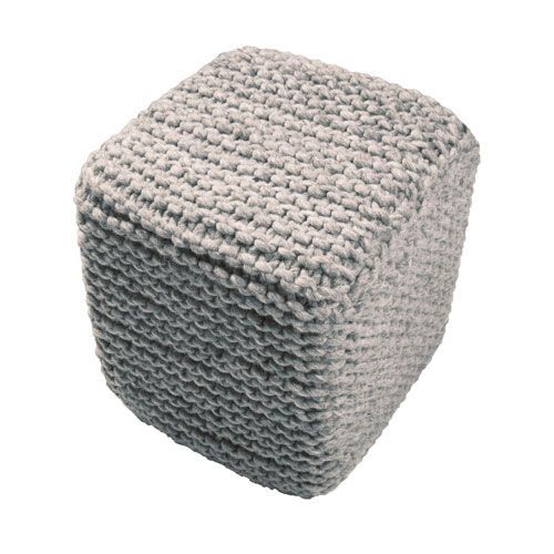Jaipur Scandinavia Gray And Multi Colored 16 Inch Cube Pouf Pof100140 Inside Multi Color Fabric Square Ottomans (View 5 of 20)