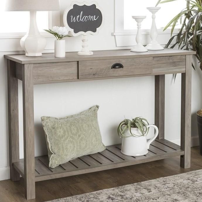 Jane – Walker Edison Furniture Company Llc 48 Country Style Entry Pertaining To Gray Wash Console Tables (View 15 of 20)