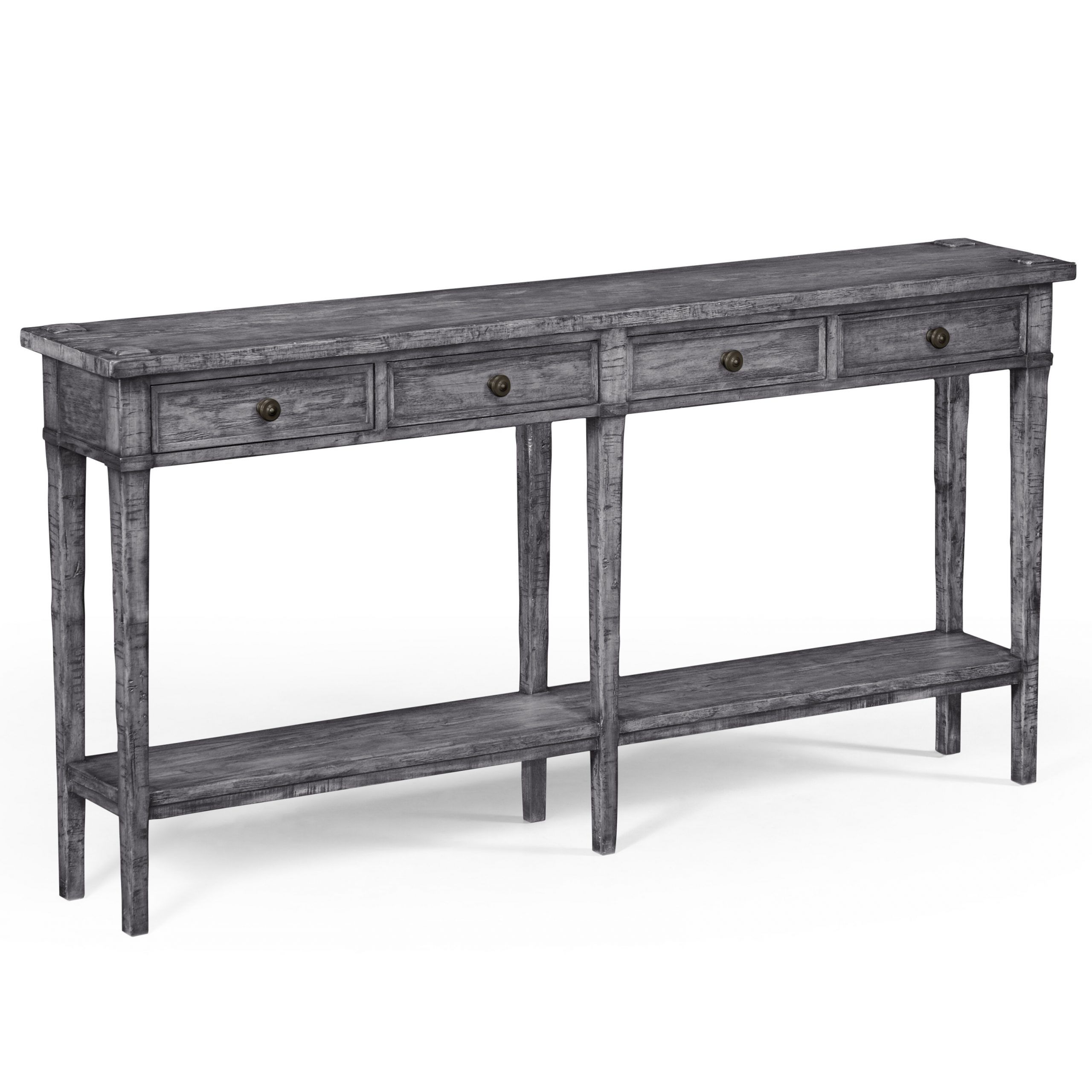Jonathan Charles Fine Furniture Drawer Console Table Wayfair Regarding Black And White Console Tables (View 8 of 20)