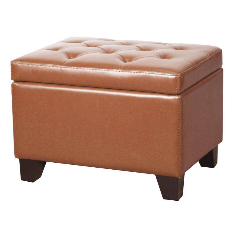 Kimbler Storage Ottoman – Maybe 2? | Leather Storage Ottoman, Storage With Charcoal Fabric Tufted Storage Ottomans (View 10 of 20)
