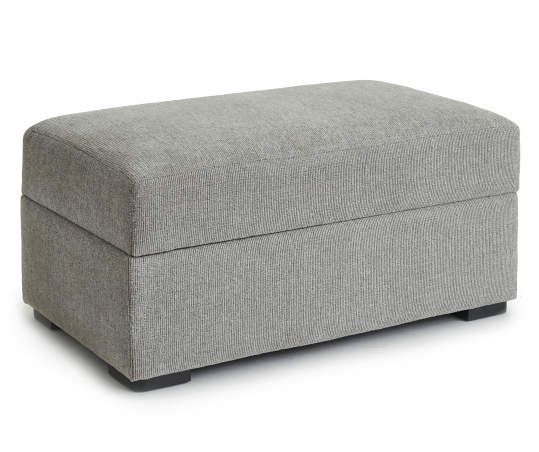 Lane Home Solutions Pasadena Gray Ottoman – Big Lots | 1000 In 2020 Within Gray And Cream Geometric Cuboid Pouf Ottomans (View 19 of 20)