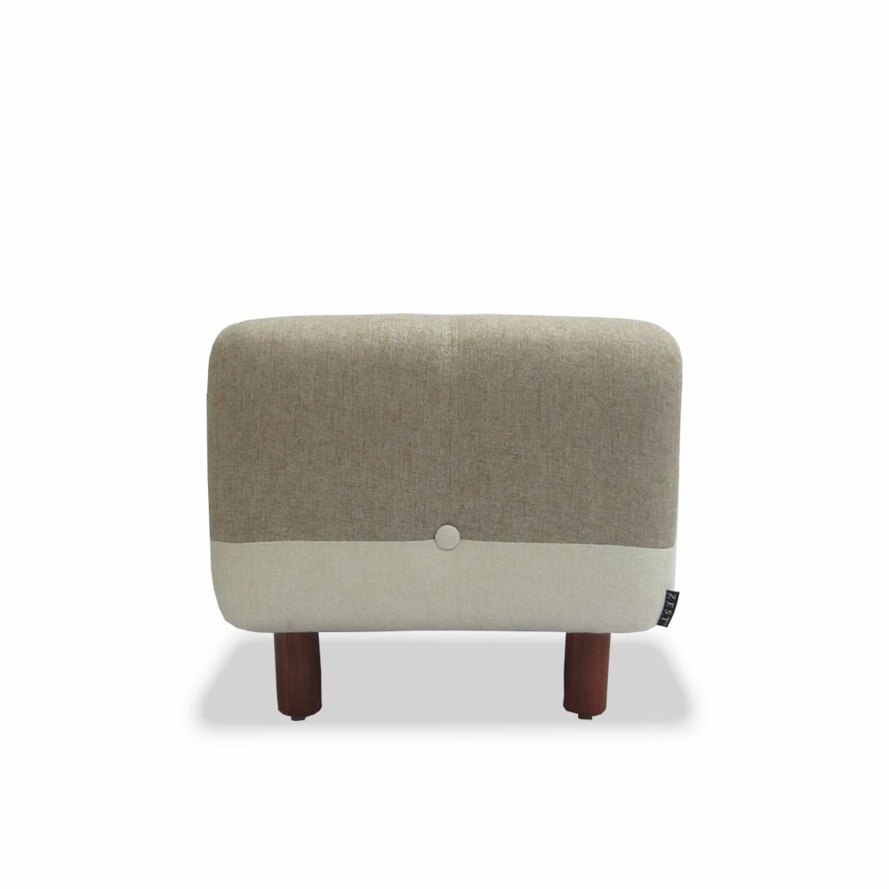 Leon Ottoman – Zest Livings Online Throughout Textured Tan Cylinder Pouf Ottomans (View 14 of 20)
