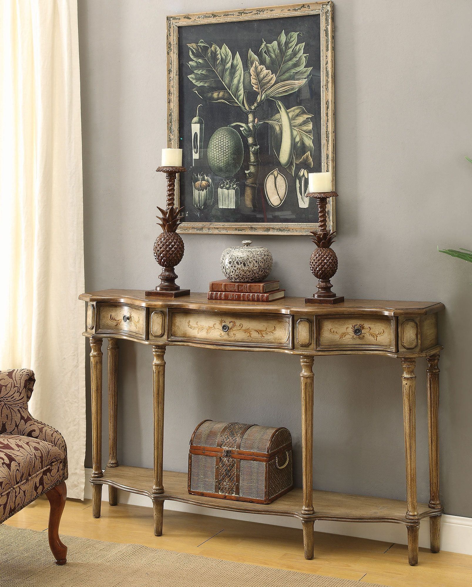 Light Brown Console Table From Coaster | Coleman Furniture Intended For Dark Brown Console Tables (View 4 of 20)