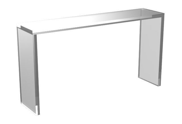 London Acrylic Console Table, Clear | Acrylic Console Table, Console Regarding Clear Console Tables (View 16 of 20)
