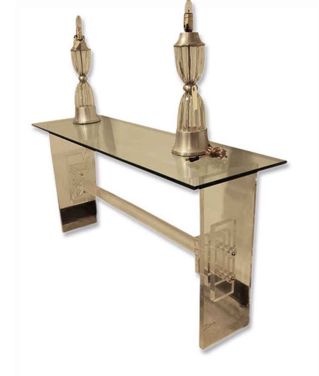 Lucite Console Table | Olde Good Things Pertaining To Clear Console Tables (View 18 of 20)