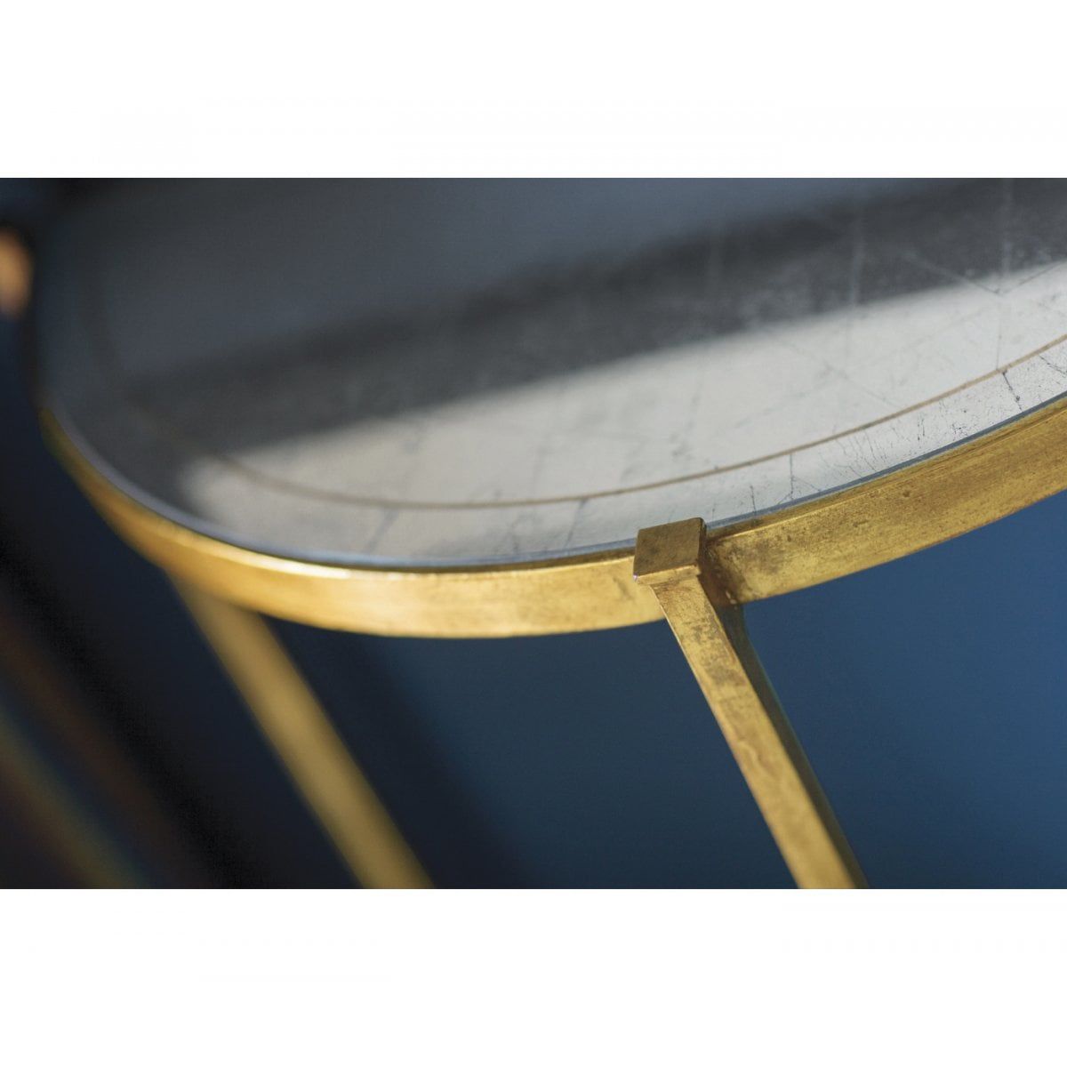 Luxury Designer Small Glass Gold Console Table | Swanky Interiors Regarding Glass And Gold Console Tables (View 13 of 20)