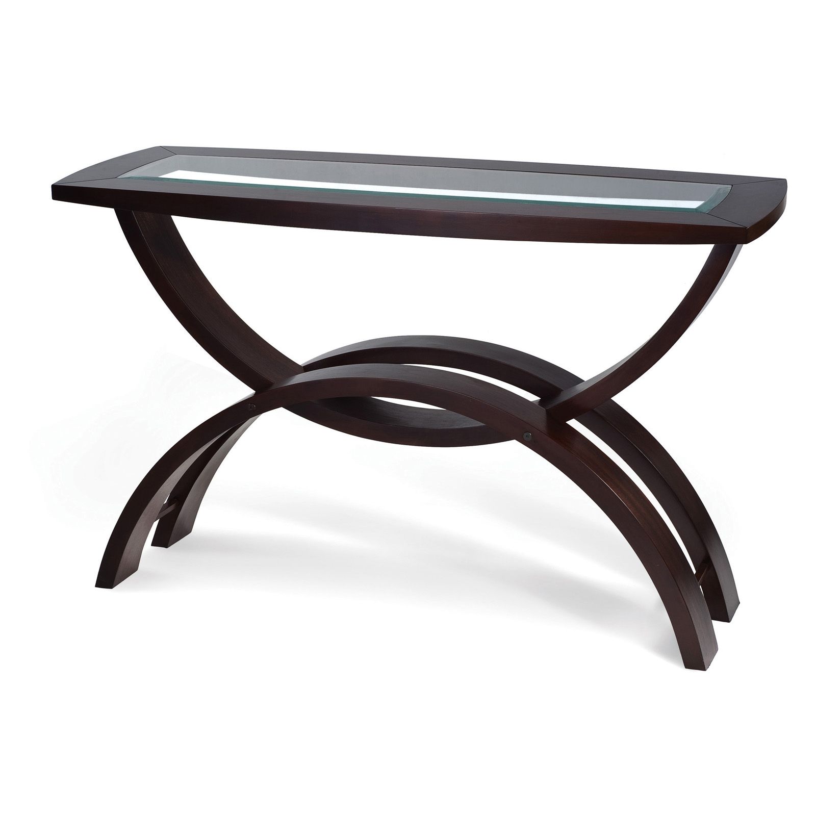 Magnussen T1351 Helix Wood Rectangular Console Table At Hayneedle For Wood Rectangular Console Tables (View 6 of 20)