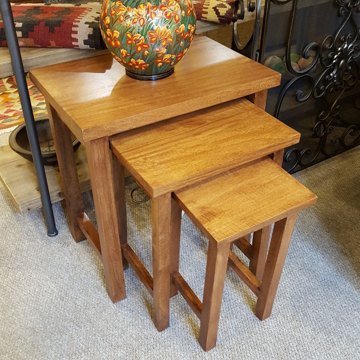 Mango Wood Nest Of Tables – £ (View 4 of 20)