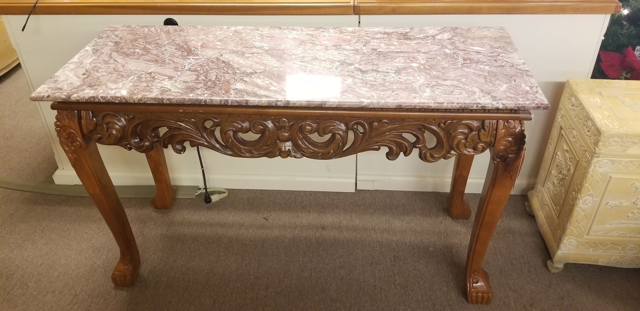 Marble Top Sofa Table | Delmarva Furniture Consignment Inside Marble Console Tables Set Of  (View 12 of 20)