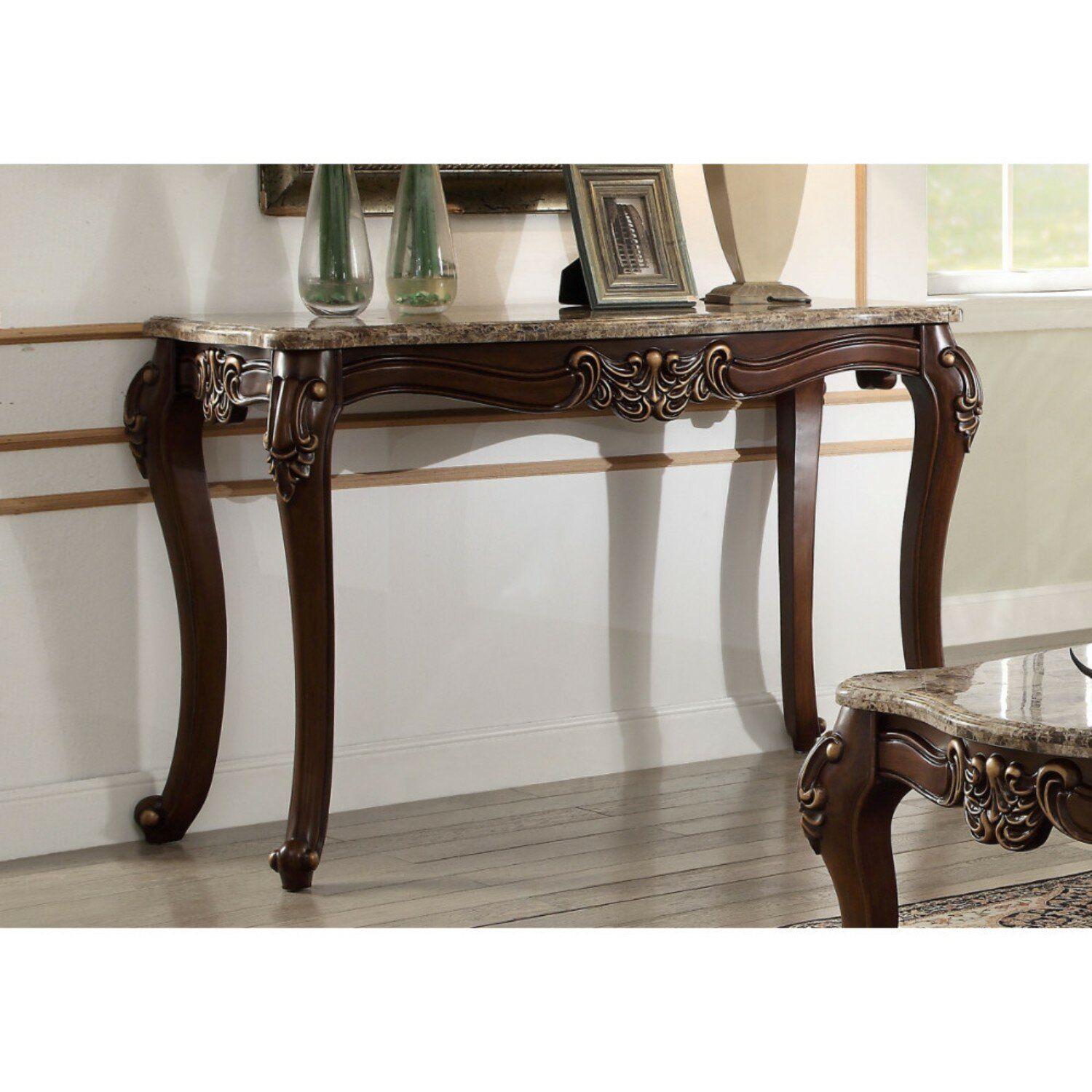Marble Top Sofa Table Marble Top Sofa Table Faux Modern Solid Wood In Faux White Marble And Metal Console Tables (Gallery 19 of 20)