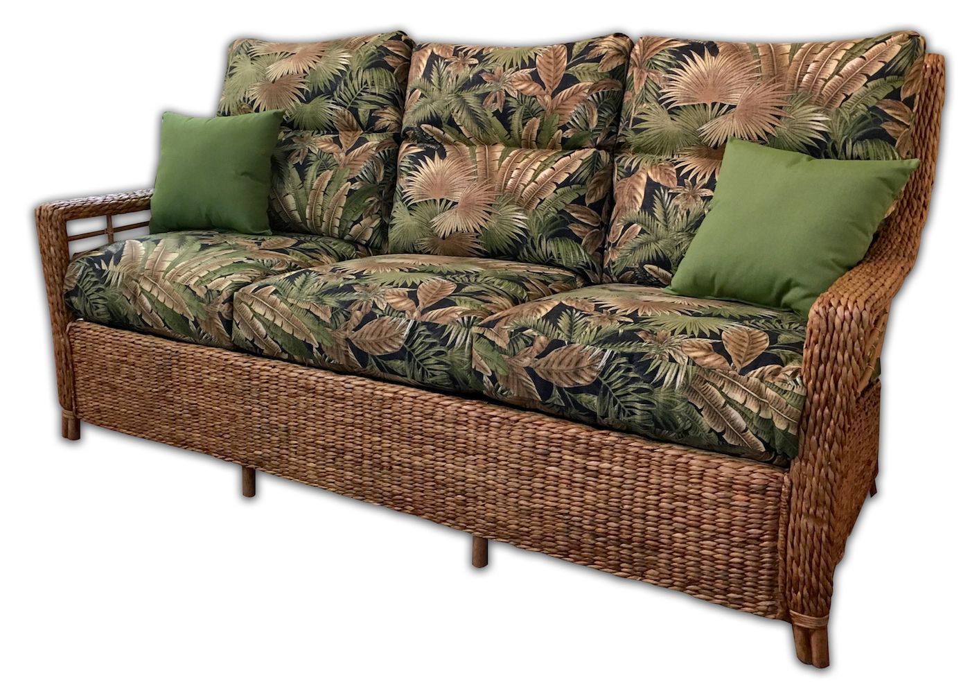 Martinique Seagrass Sofa Pertaining To Natural Seagrass Console Tables (View 3 of 20)