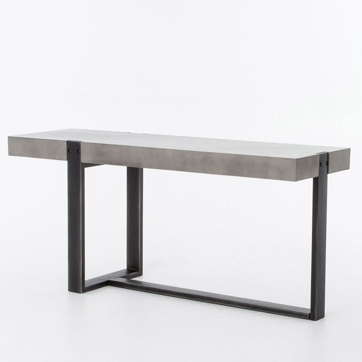 Mercury Console Table | Iron Console Table, Modern Console Tables Intended For Modern Concrete Console Tables (View 17 of 20)