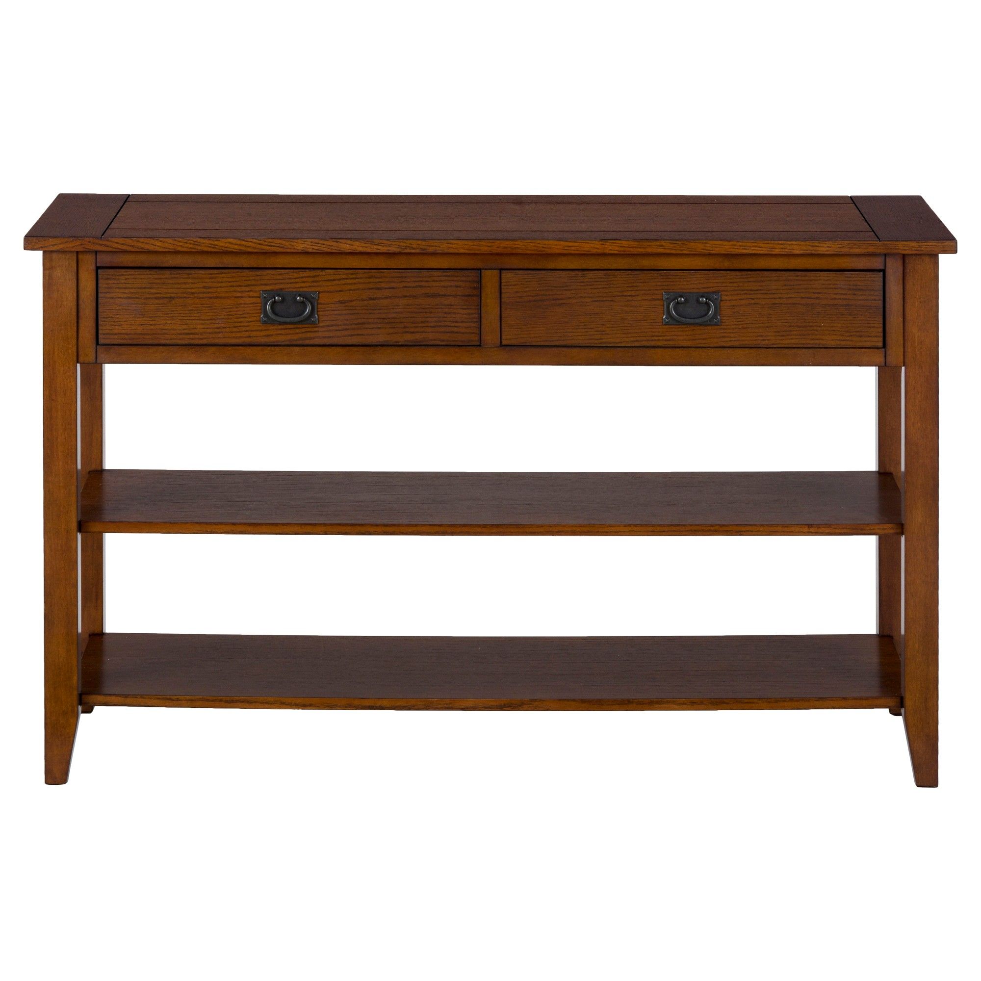 Mission Console Table Medium Brown – Jofran Inc | Oak Sofa, Console For Metal And Mission Oak Console Tables (View 2 of 20)