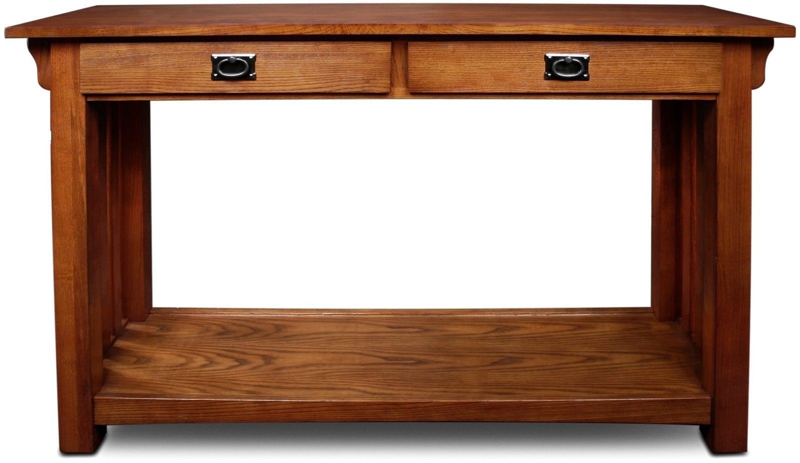 Mission Sofa Table Solid Wood Ash Oak Veneer Drawer Console Furniture Inside Wood Veneer Console Tables (View 19 of 20)