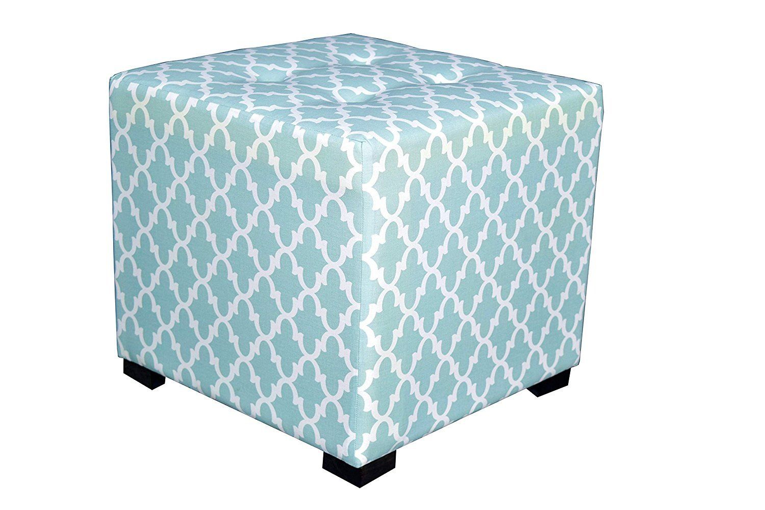 Mjl Furniture Designs Merton Collection, Fabric Upholstered Modern Cube Intended For Orange Fabric Modern Cube Ottomans (View 8 of 20)