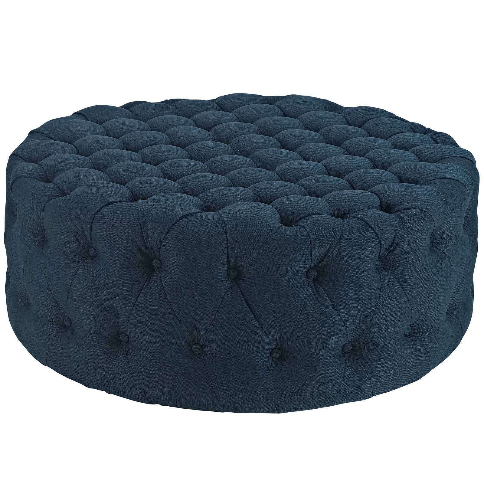 Modterior :: Living Room :: Ottomans :: Amour Fabric Ottoman In Fabric Oversized Pouf Ottomans (View 14 of 20)