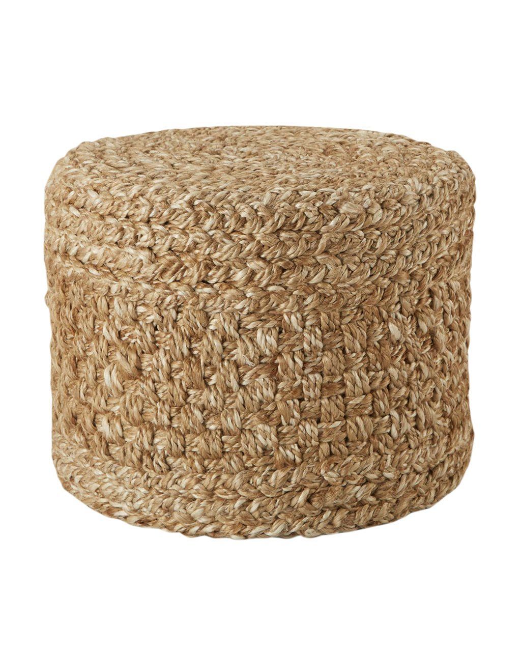 Mouna Ottoman In 2021 | Ottoman, Pouf, Jaipur Living With Beige Ombre Cylinder Pouf Ottomans (View 2 of 20)