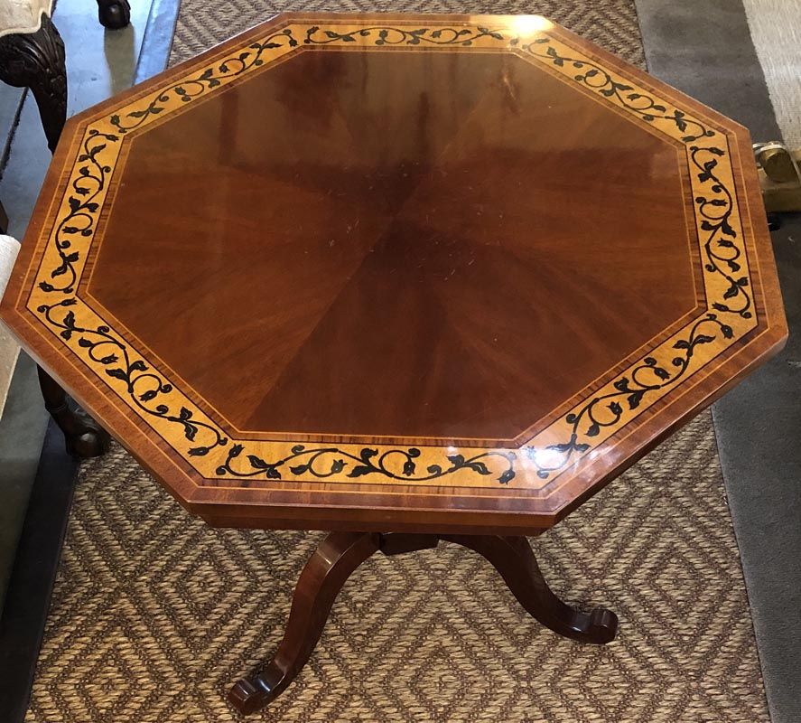 Octagonal End Table – Antique And Art Consignment | Highwood | Anna's Regarding Octagon Console Tables (View 11 of 20)